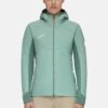 Mammut Rime Light In Flex Hooded - Outdoorjas - Jade-Dark Jade