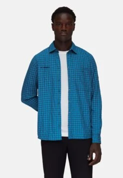 Mammut Lenni Longsleeve - Overhemd - Deep Ice Marine