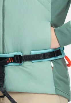 Mammut Rime Light In Flex Hooded - Outdoorjas - Jade-Dark Jade -Mammut 17aa44aedaa941c1903e305bc58a7a62