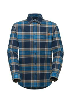 Mammut Trovat Longsleeve- Overhemd - Marine Deep Ice -Mammut 1d2e5e8fbeba4d7a852a29d565f381d1