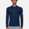 Mammut Aenergy Fl Half Zip Longsleeve - Longsleeve - Marine -Mammut 2680697177fc415ba74e276c3b0e8449