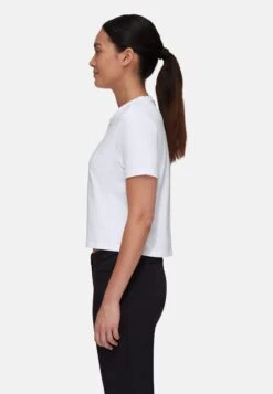 Mammut Massone Cropped Patch - T-Shirt Basic - White -Mammut 29d3b117ec024941b7235a9568e7d98d