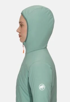 Mammut Rime Light In Flex Hooded - Outdoorjas - Jade-Dark Jade -Mammut 35af6dd0908447d7b14e9e3db450f111