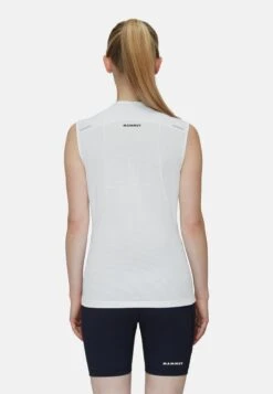 Mammut Aenergy Fl Cap Sleeve Top- T-Shirt Print - White -Mammut 453d94b18733485a9f246f0618bc3cd5