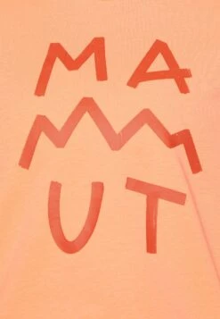 Mammut Massone Cropped Women Lettering - T-Shirt Print - Salmon -Mammut 462836e064034fe98d7bec0026bf74ee