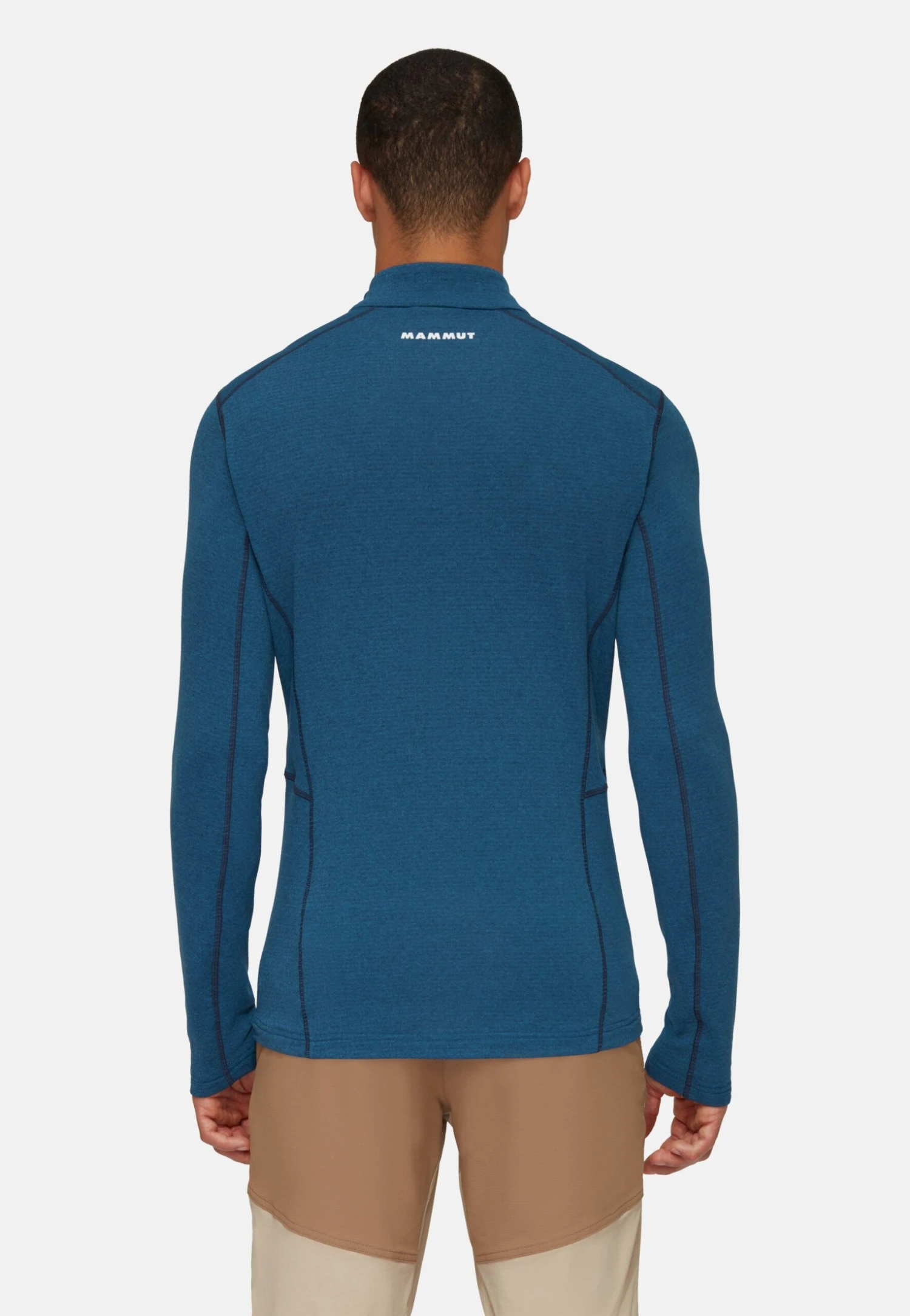 Mammut Aenergy Light Half Zip - Fleece Trui - Deep Ice Marine 4 Mammut Aenergy Light Half Zip - Fleece Trui - Deep Ice Marine - Afbeelding 2