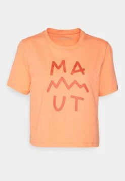 Mammut Massone Cropped Women Lettering - T-Shirt Print - Salmon -Mammut 5140b80fd7a0466bbd69b63193a13c61