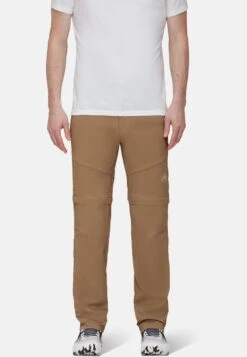 Mammut Hiking Zip Off - Outdoorbroeken - Dark Sand
