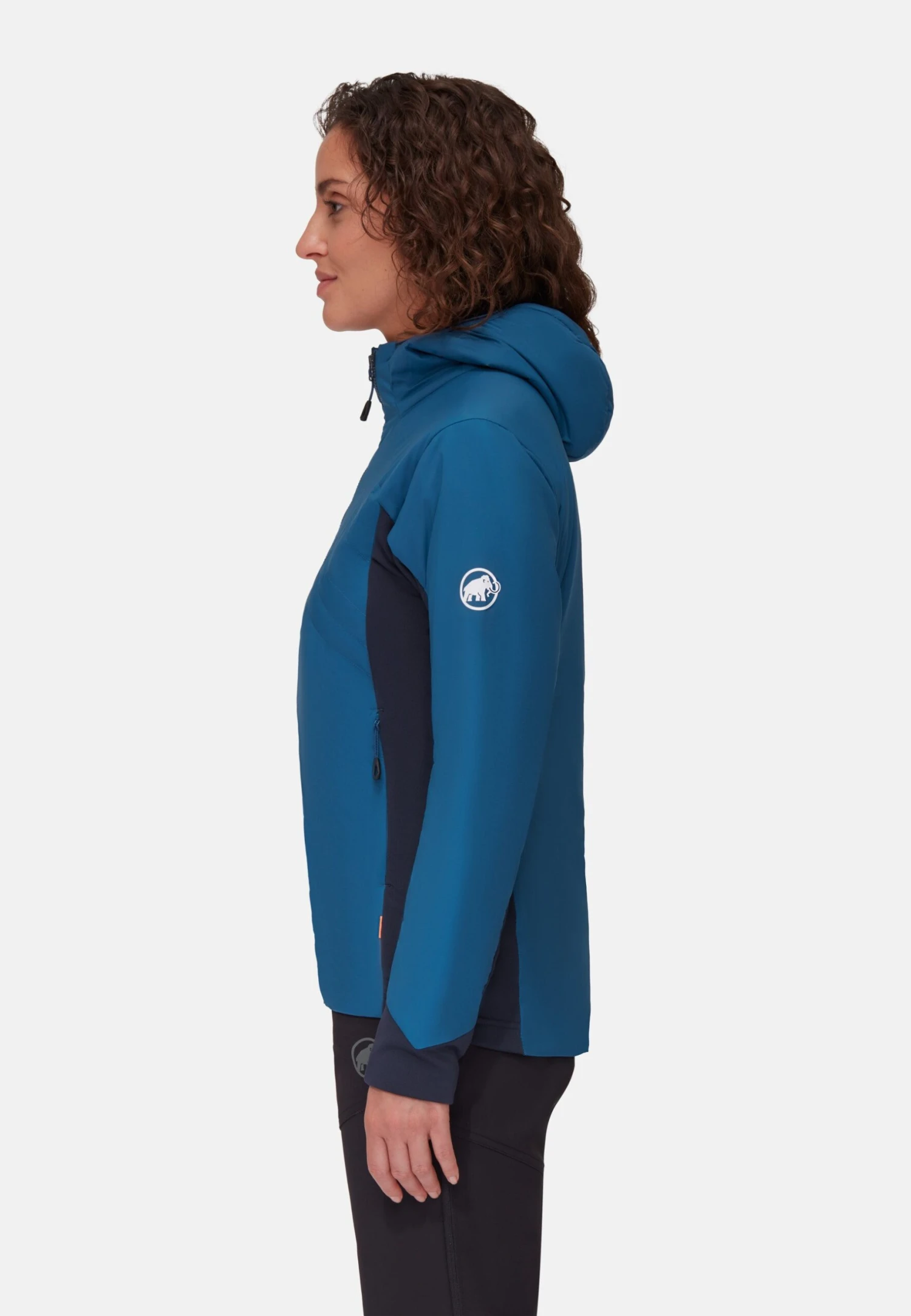 Mammut Rime Light In Flex Hooded - Outdoorjas - Deep Ice-Marine 5 Mammut Rime Light In Flex Hooded - Outdoorjas - Deep Ice-Marine - Afbeelding 3