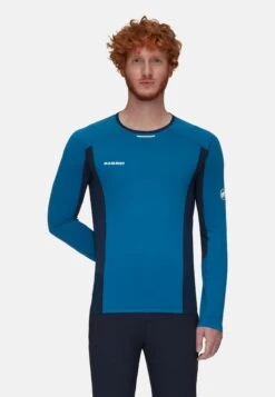 Mammut Aenergy Fl - Longsleeve - Deep Ice Marine