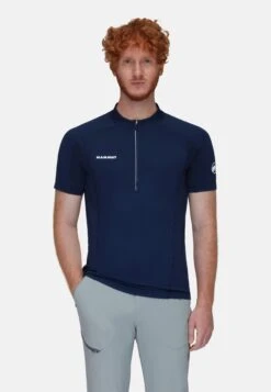 Mammut Aenergy Fl Half Zip - T-Shirt Print - Marine