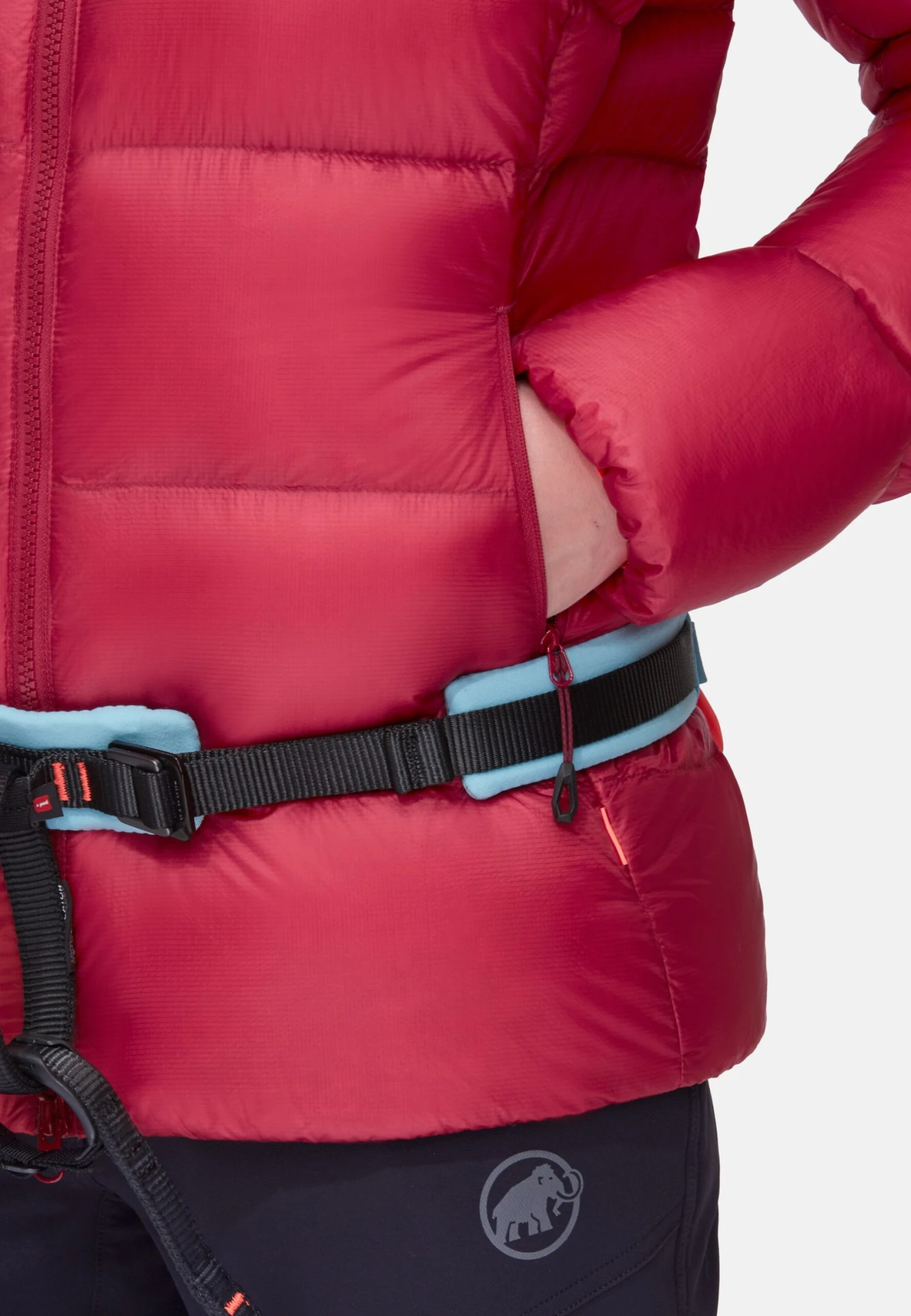 Mammut Meron Hooded - Gewatteerde Jas - Blood Red-Marine 7 Mammut Meron Hooded - Gewatteerde Jas - Blood Red-Marine - Afbeelding 5