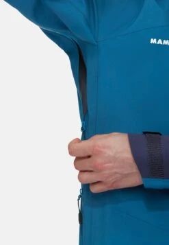 Mammut Taiss Hooded - Regenjas - Deep Ice Marine -Mammut 6b2ac64fb52a411a9982cda3175385f0