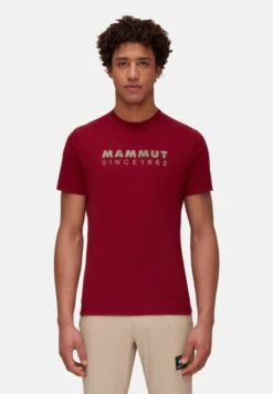 Mammut Trovat Logo - Sport T-Shirt - Blood Red