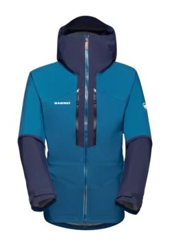 Mammut Taiss Hooded - Regenjas - Deep Ice Marine -Mammut 700cf2d46ea642ec98e84bce9d7ed64e