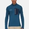 Mammut Aenergy Light Half Zip - Fleece Trui - Deep Ice Marine -Mammut 71cbbdd17b474a83b2597b805e425cd6