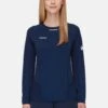 Mammut Aenergy Fl Longsleeve - Longsleeve - Marine -Mammut 744f5961dda44471a5b0e59b16d9b96e