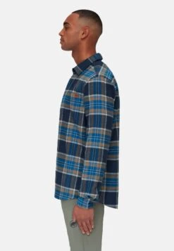 Mammut Trovat Longsleeve- Overhemd - Marine Deep Ice -Mammut 77164751a2634adb9e130b3ab2d8f11f