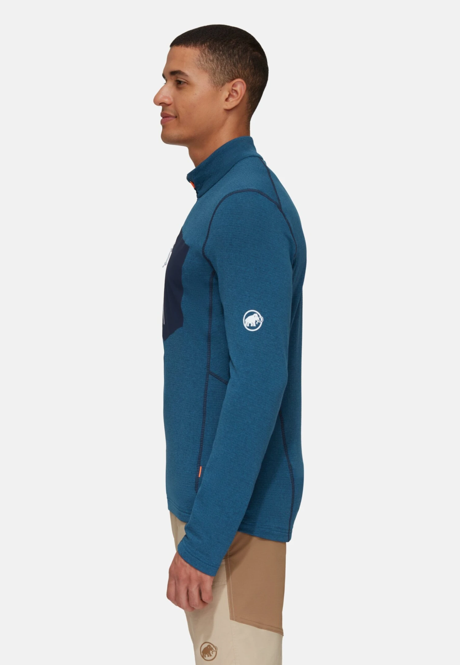 Mammut Aenergy Light Half Zip - Fleece Trui - Deep Ice Marine 5 Mammut Aenergy Light Half Zip - Fleece Trui - Deep Ice Marine - Afbeelding 3