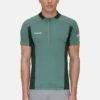 Mammut Aenergy Fl Half Zip - T-Shirt Print - Dark Jade Woods