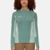 Mammut Aenergy Fl Half Zip - Longsleeve - Dark Jade Jade -Mammut 819e7d42085448ef99b16763e20dbfa9