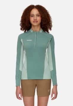 Mammut Aenergy Fl Half Zip - Longsleeve - Dark Jade Jade