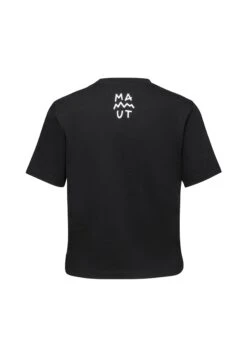 Mammut Massone Cropped Women Lettering - T-Shirt Print - Black -Mammut 9df74df7d2944ef5984341deaac8a91f