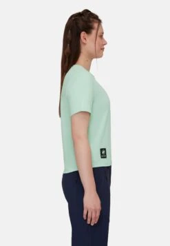 Mammut Massone Cropped Patch - T-Shirt Basic - Neo Mint -Mammut 9e58cb98b8d54b26aa71cdeb48ec788a