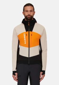 Mammut Aenergy Hybrid Hooded - Softshelljas - Savannah-Black