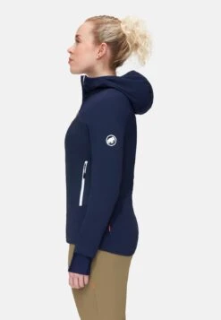 Mammut Taiss Hybrid Hooded - Softshelljas - Marine -Mammut a9a9510fa90341128a343026fd52b0c4