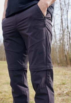 Mammut Hiking Zip Off - Outdoorbroeken - Phantom -Mammut acabc0683a7e409f831797e930bcdc13