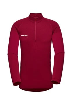 Mammut Trift Half Zip- Longsleeve - Blood Red -Mammut b07c1a1ae4344bfeacaa591063512daf