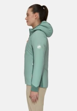 Mammut Rime Light In Flex Hooded - Outdoorjas - Jade-Dark Jade -Mammut b207896fc7d6476b96bf000d7e07d89e