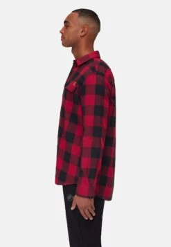 Mammut Tamaro Longsleeve - Overhemd - Blood Red Black -Mammut e0b226a2b33e48668331c9b33143fe8e