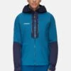 Mammut Taiss Hooded - Regenjas - Deep Ice Marine -Mammut e4a7edfcd91348ffbf1e3644f4ff5100