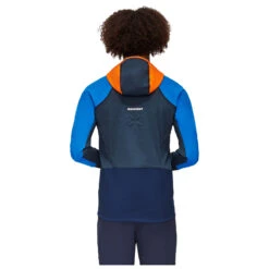 Mammut -Mammut mammut eiswand advanced ml hooded jacket fleecevest detail 4